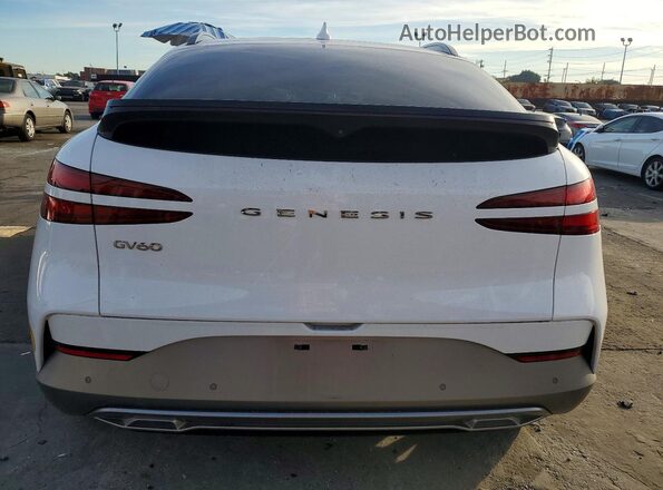 KMUKCDTC9PU002469 2023 GENESIS GV60 White Rear view