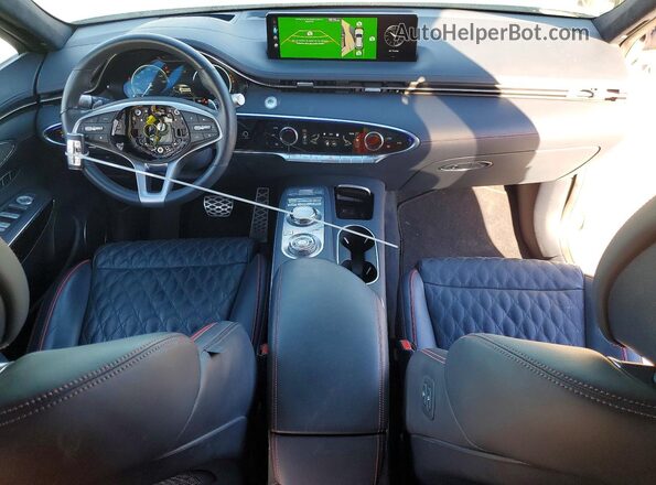 KMUMCDTC2PU114426 2023 GENESIS GV70 Белый Вид панели приборов