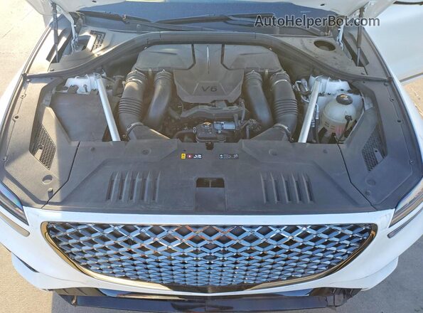 KMUMCDTC2PU114426 2023 GENESIS GV70 Белый Вид задней части салона