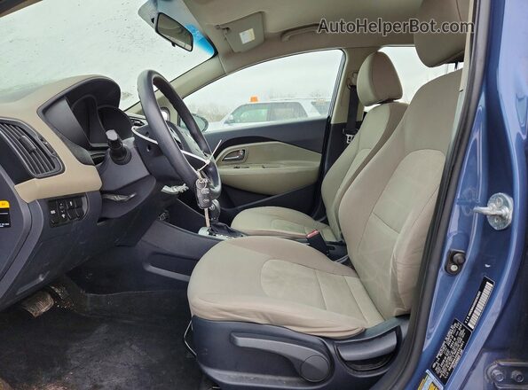 KNADM4A30G6562801 2016 KIA RIO Blue Widok wnętrza z przodu