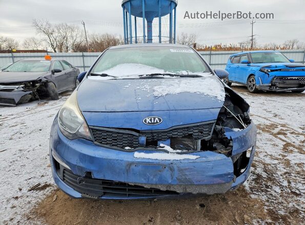 KNADM4A30G6562801 2016 KIA RIO Blue Widok z przodu