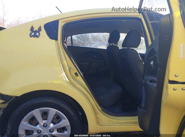 KNADM4A33G6676887 2016 KIA RIO Желтый Вид наклейки с VIN-кодом