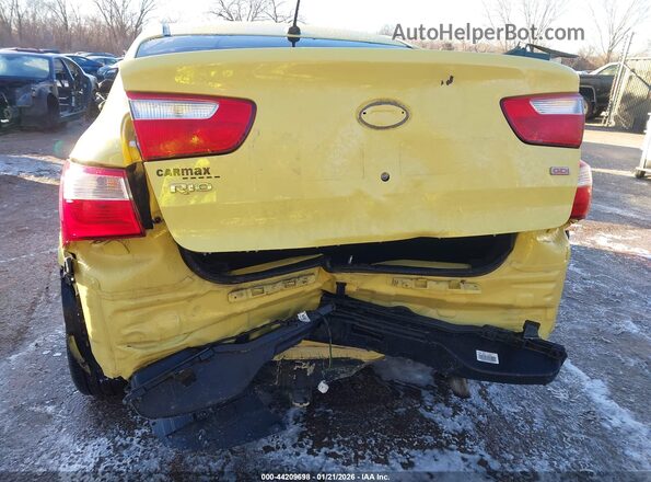 KNADM4A33G6676887 2016 KIA RIO Желтый Вид спереди