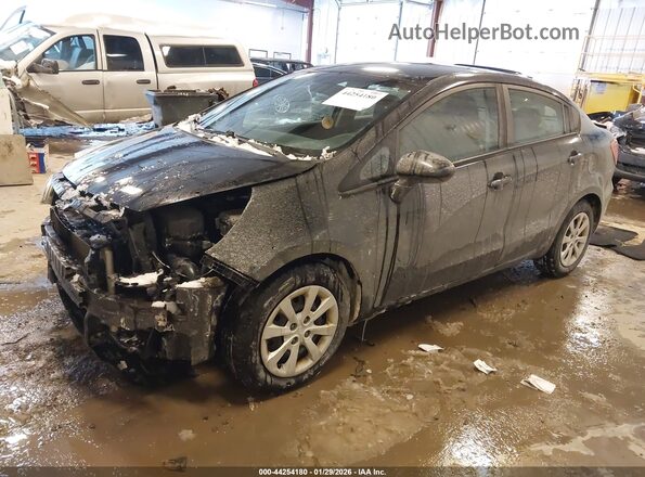 KNADM4A37H6086337 2017 KIA RIO Black Front left