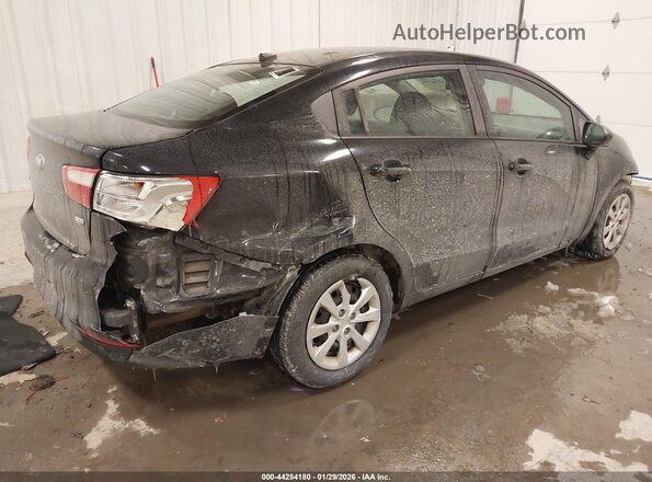 KNADM4A37H6086337 2017 KIA RIO Black Rear right