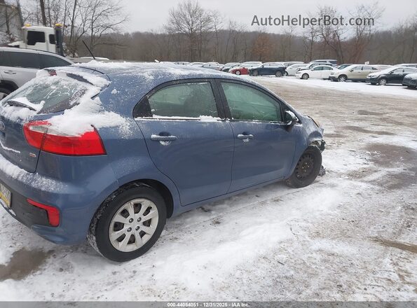 KNADM5A33G6621524 2016 KIA RIO Blue უკანა მარჯვენა