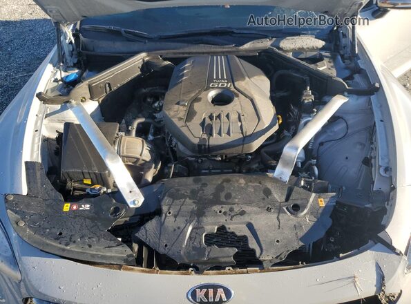 KNAE15LA2M6097089 2021 KIA STINGER Gray Widok wnętrza z tyłu