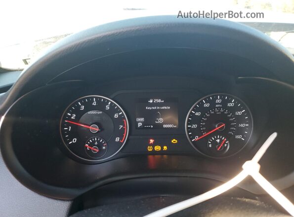 KNAE15LA2M6097089 2021 KIA STINGER Gray Widok zestawu wskaźników