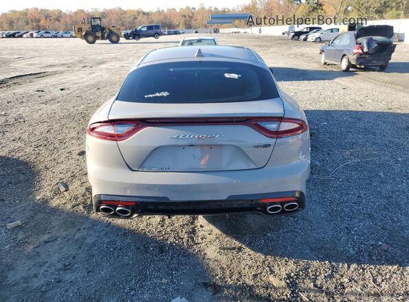 KNAE15LA2M6097089 2021 KIA STINGER Gray Widok z tyłu