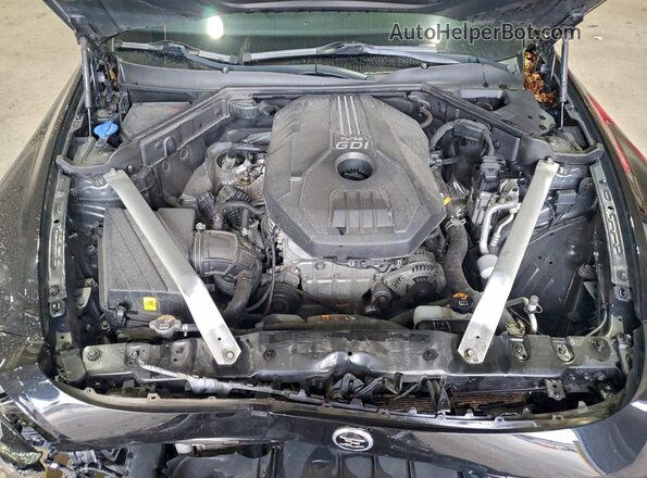 KNAE15LA7L6072218 2020 KIA STINGER Black Vista interior trasera