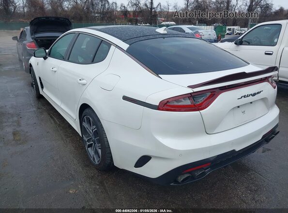 KNAE15LA8L6076715 2020 KIA STINGER White Հետևի ձախ