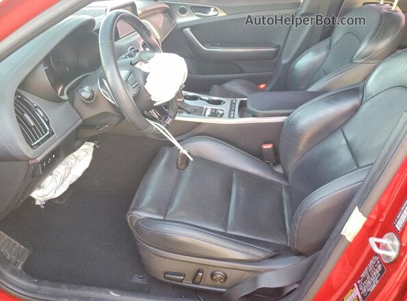 KNAE35LC2M6089134 2021 KIA STINGER Red Սալոնի դիմացի տեսք