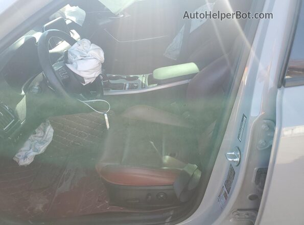 KNAE35LC5M6095946 2021 KIA STINGER Silver Widok wnętrza z przodu