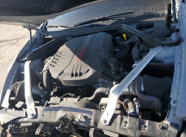 KNAE35LC5M6095946 2021 KIA STINGER Silver Widok wnętrza z tyłu