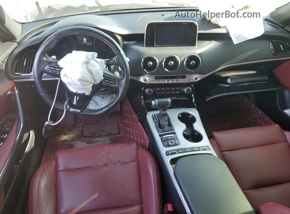 KNAE35LC5M6095946 2021 KIA STINGER Silver Widok deski rozdzielczej