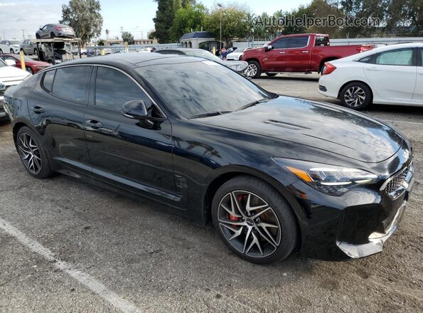 KNAE35LD2P6125398 2023 KIA STINGER Black Front right