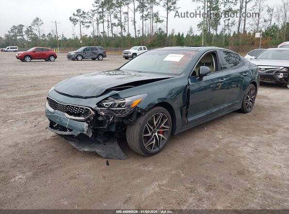 KNAE35LD3P6130397 2023 KIA STINGER Green Przód lewy