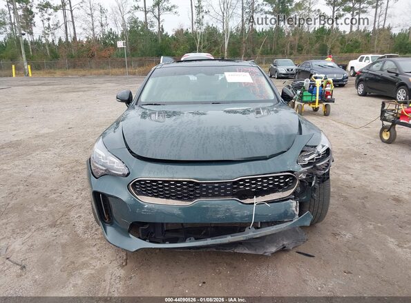 KNAE35LD3P6130397 2023 KIA STINGER Green Widok deski rozdzielczej