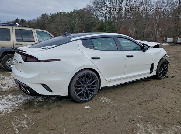 KNAE35LD4N6113122 2022 KIA STINGER Белый Задняя правая четверть