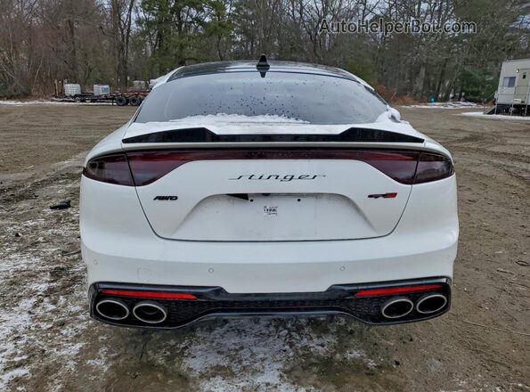 KNAE35LD4N6113122 2022 KIA STINGER Белый Вид сзади