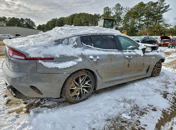 KNAE35LD5N6106499 2022 KIA STINGER Серый Задняя правая четверть