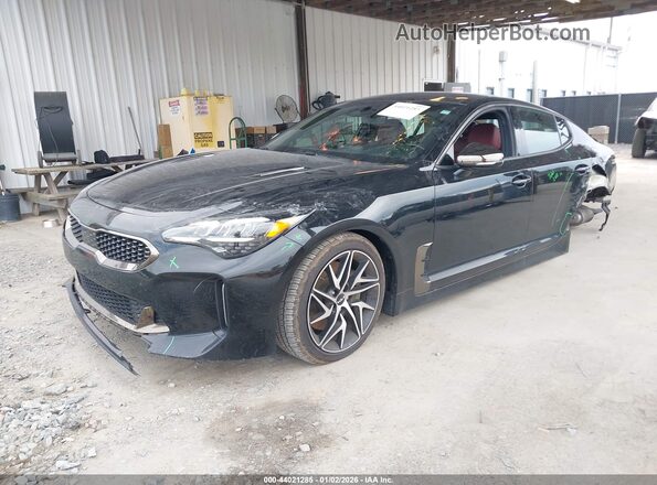 KNAE35LDXP6136925 2023 KIA STINGER Черный Передняя левая четверть