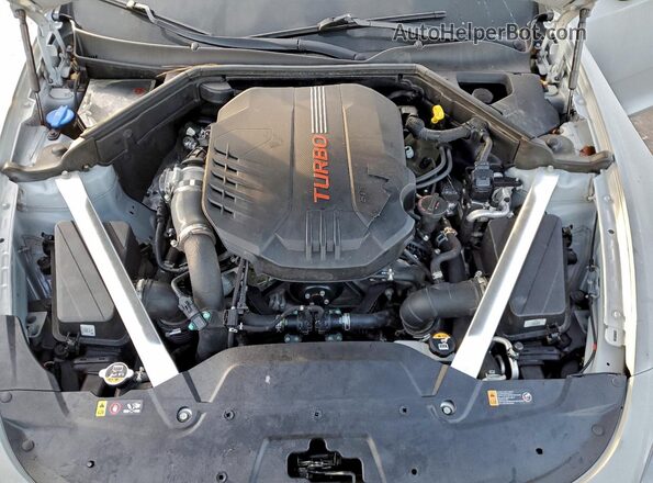 KNAE45LC0N6110593 2022 KIA STINGER Gray Vista interior trasera
