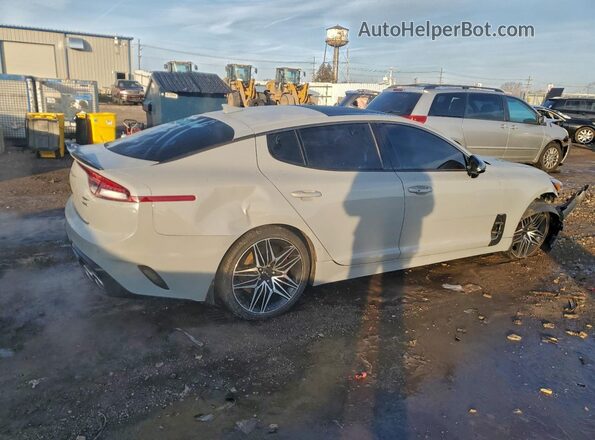 KNAE45LC0N6110593 2022 KIA STINGER Gray Trasero derecho