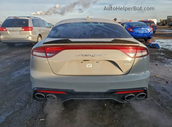 KNAE45LC0N6110593 2022 KIA STINGER Gray Vista trasera
