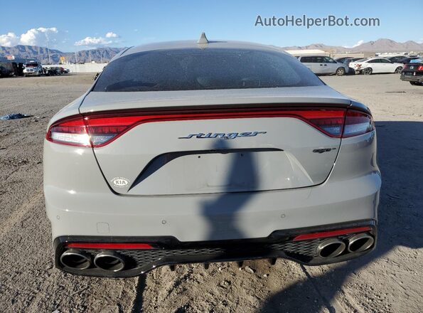 KNAE45LC5N6119595 2022 KIA STINGER Silver Rear view
