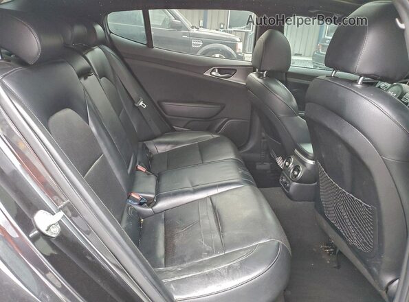 KNAE45LC6N6100196 2022 KIA STINGER Charcoal უკანა სავარძლების ხედი