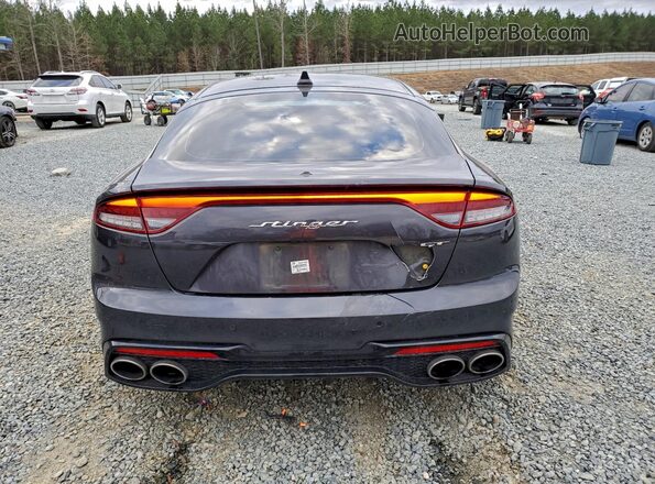 KNAE45LC6N6100196 2022 KIA STINGER Charcoal უკანა ხედი