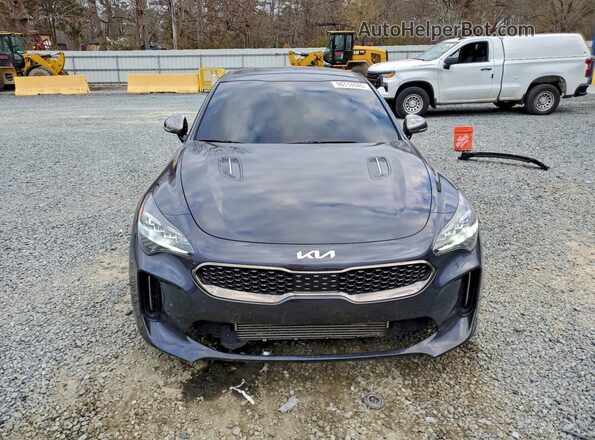 KNAE45LC6N6100196 2022 KIA STINGER Charcoal წინა ხედი
