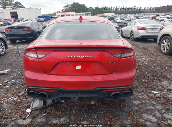 KNAE45LC8N6100183 2022 KIA STINGER Red 