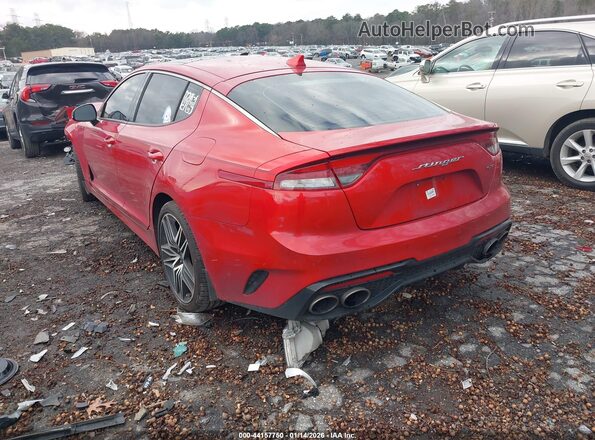 KNAE45LC8N6100183 2022 KIA STINGER Red Tył lewy