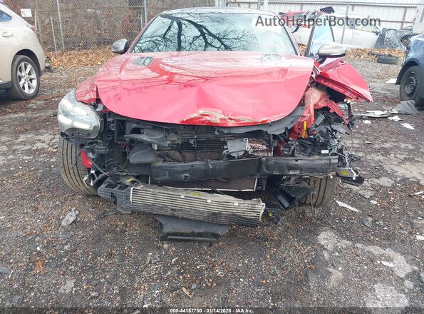 KNAE45LC8N6100183 2022 KIA STINGER Red Widok z przodu