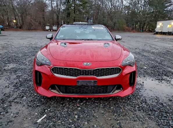 KNAE55LC0J6016379 2018 KIA STINGER Red 
