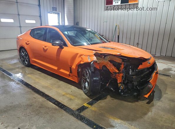 KNAE55LC2L6075422 2020 KIA STINGER Orange 