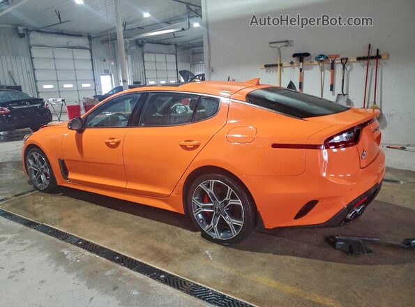 KNAE55LC2L6075422 2020 KIA STINGER Orange 