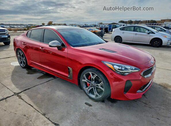 KNAE55LC3L6080502 2020 KIA STINGER Red წინა მარჯვენა
