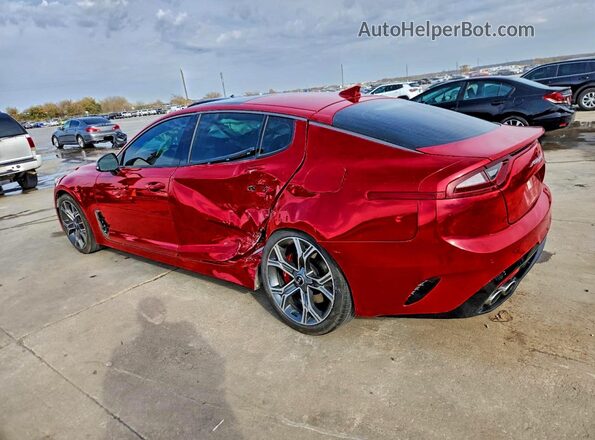 KNAE55LC3L6080502 2020 KIA STINGER Red უკანა მარცხენა