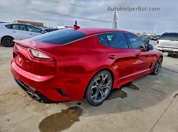 KNAE55LC3L6080502 2020 KIA STINGER Red უკანა მარჯვენა