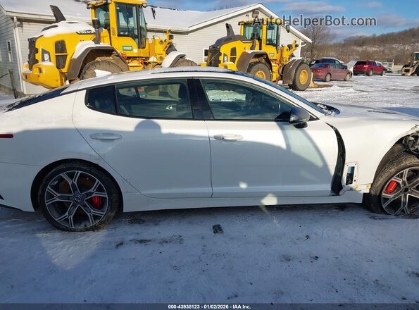 KNAE55LC5M6090756 2021 KIA STINGER White Панорамний вид салону 360°