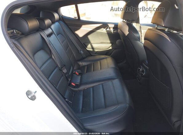 KNAE55LC5M6090756 2021 KIA STINGER White Вид наклейки з VIN-кодом