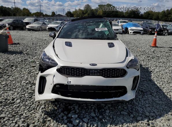 KNAE55LC5M6096749 2021 KIA STINGER White Widok z przodu