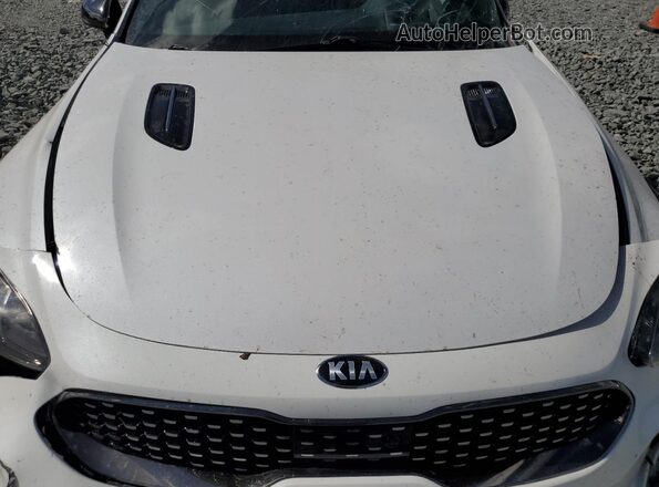 KNAE55LC5M6096749 2021 KIA STINGER White Widok wnętrza z tyłu
