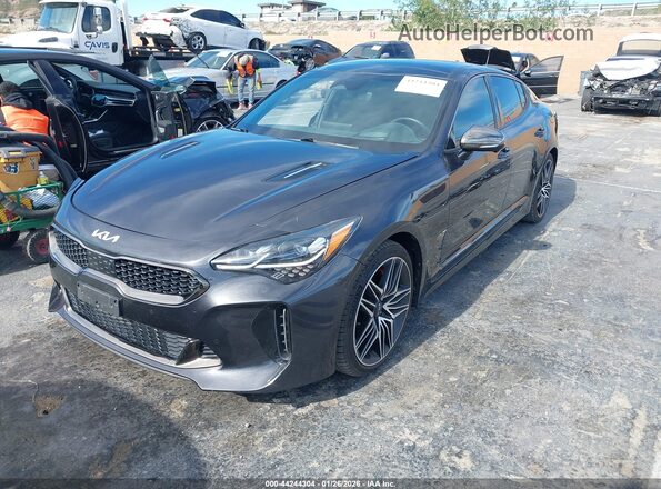 KNAE55LC6P6124823 2023 KIA STINGER Gray Передня ліва чверть