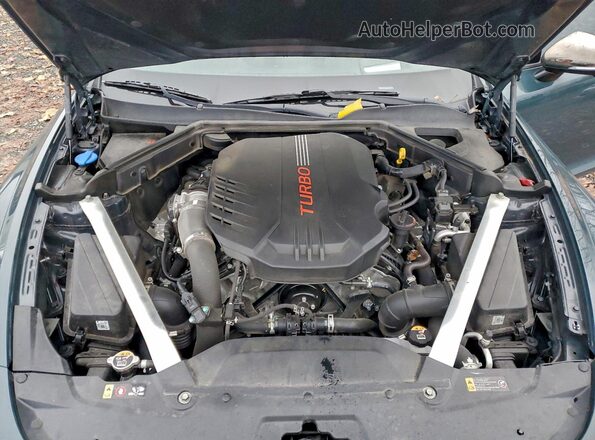 KNAE55LC7P6129514 2023 KIA STINGER Teal Вид підкапотного простору