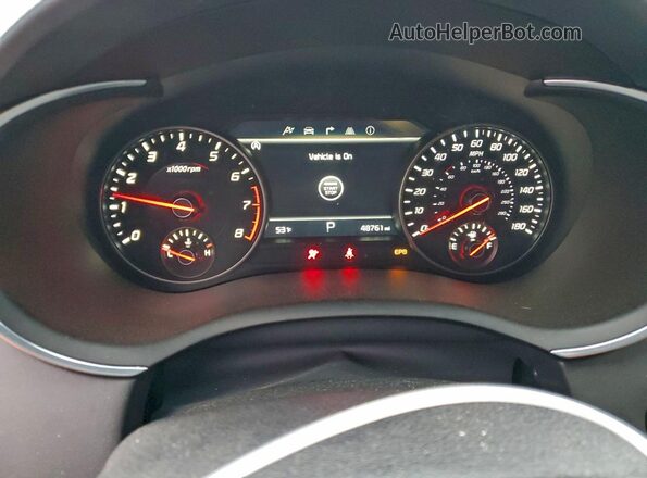 KNAE55LC7P6129514 2023 KIA STINGER Teal Вид щитка приладів