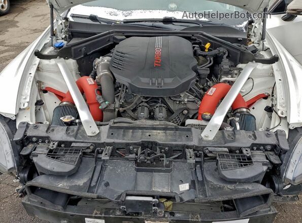 KNAE55LC8M6089830 2021 KIA STINGER White Rear interior view